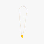 Dinosaur Designs Joie De Vivre Pendant Necklaces in Honeycomb Colour resin with Gold-Filled Material