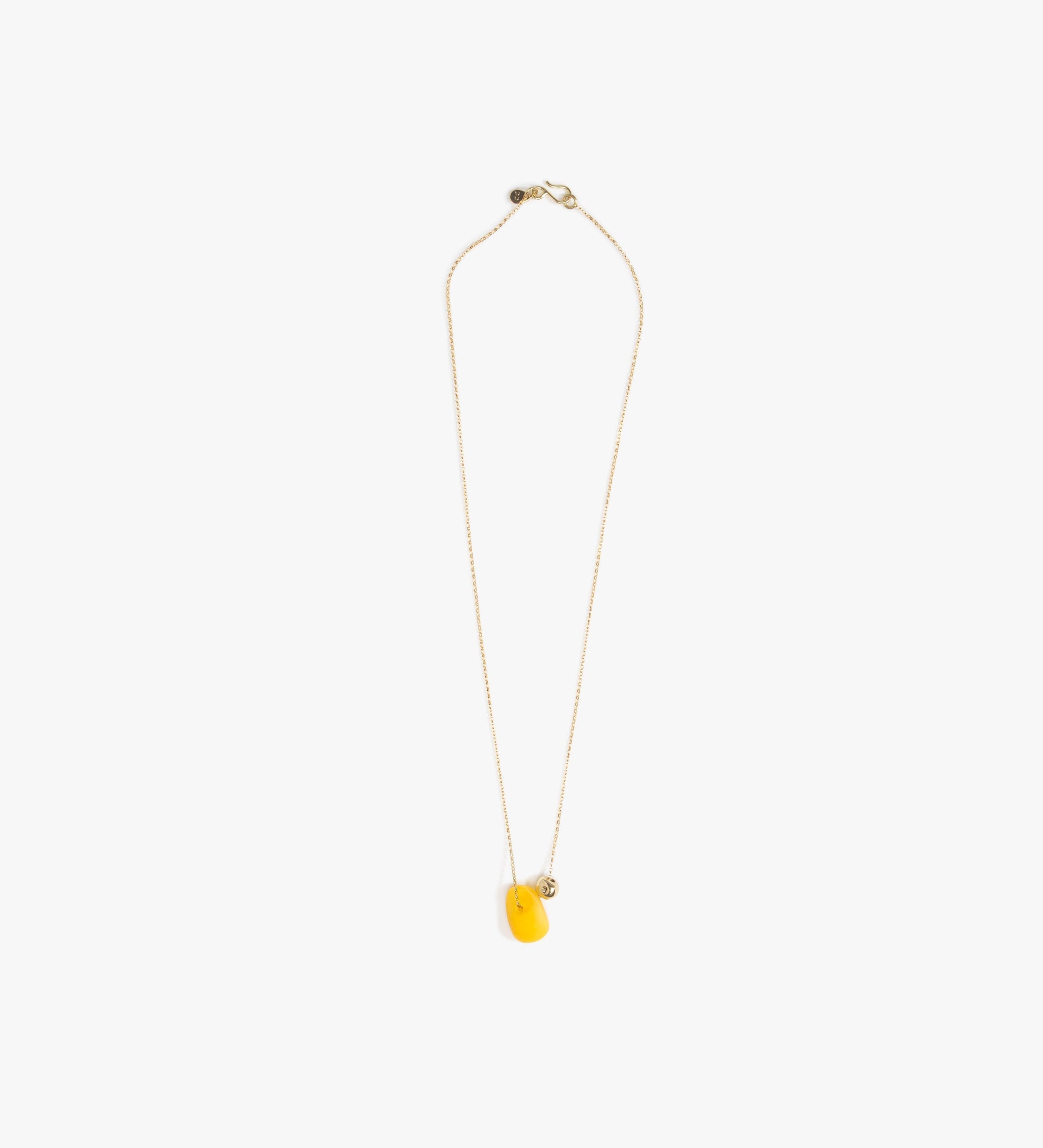 Dinosaur Designs Joie De Vivre Pendant Necklaces in Honeycomb Colour resin with Gold-Filled Material