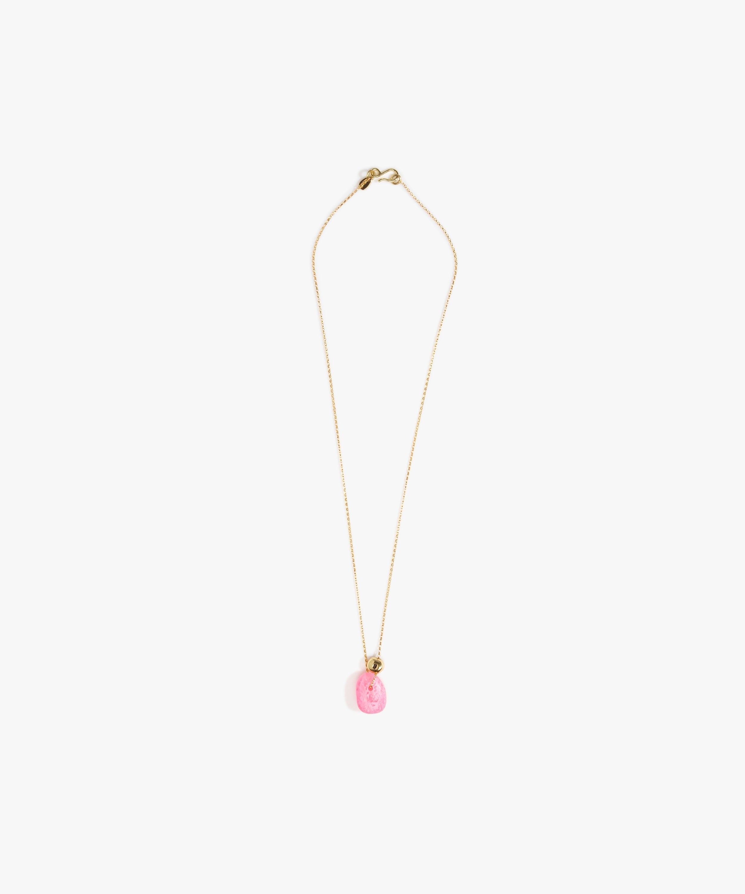 Dinosaur Designs Joie De Vivre Pendant in Parakeet Colour resin with Gold-Filled Material