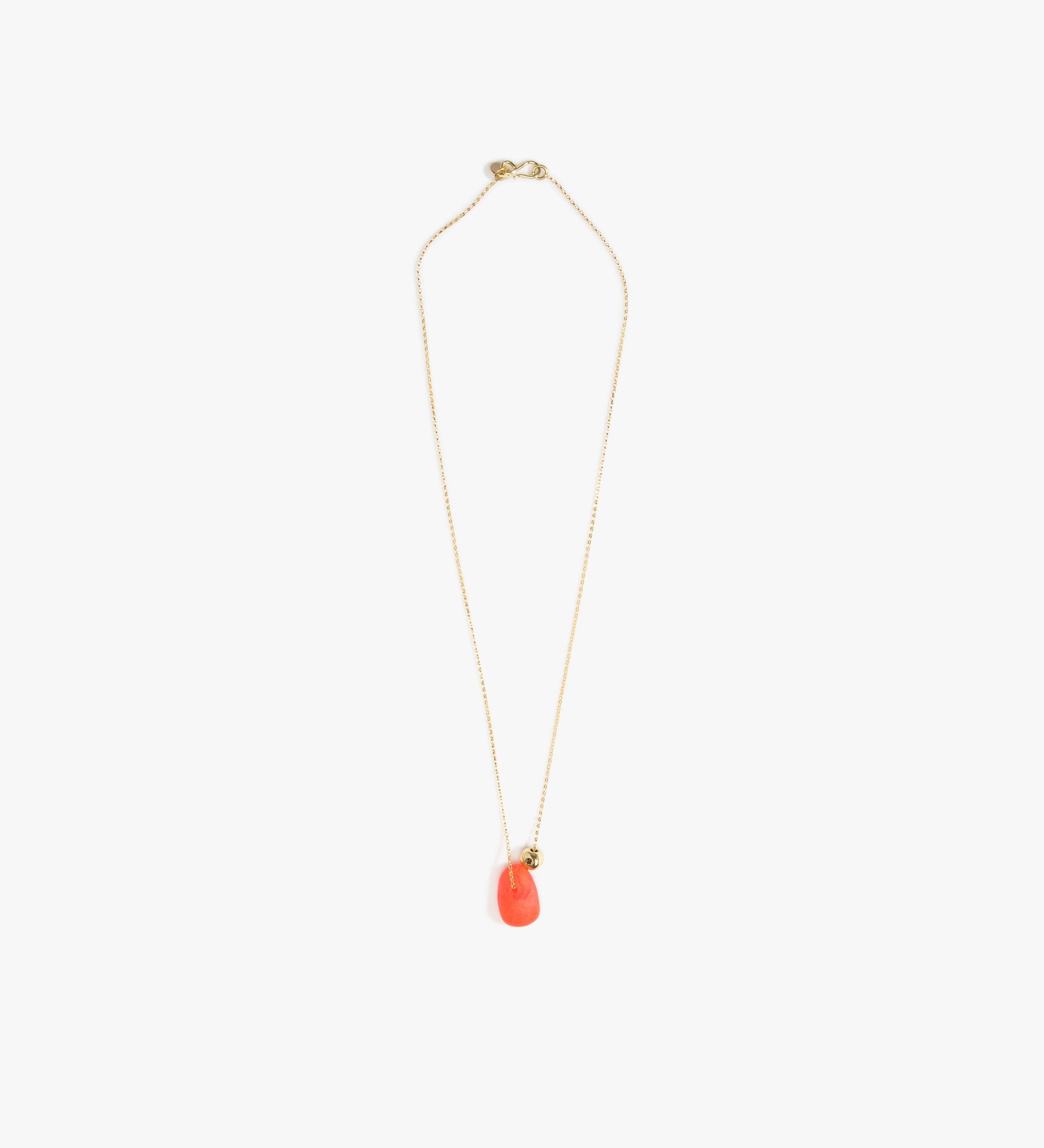 Dinosaur Designs Joie De Vivre Pendant Necklaces in Lychee Colour resin with Gold-Filled Material