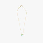 Dinosaur Designs Joie De Vivre Pendant in Mint Colour resin with Gold-Filled Material