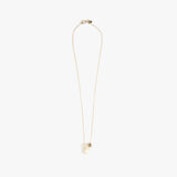 Dinosaur Designs Joie De Vivre Pendant in Chalk Swirl Colour resin with Gold-Filled Material