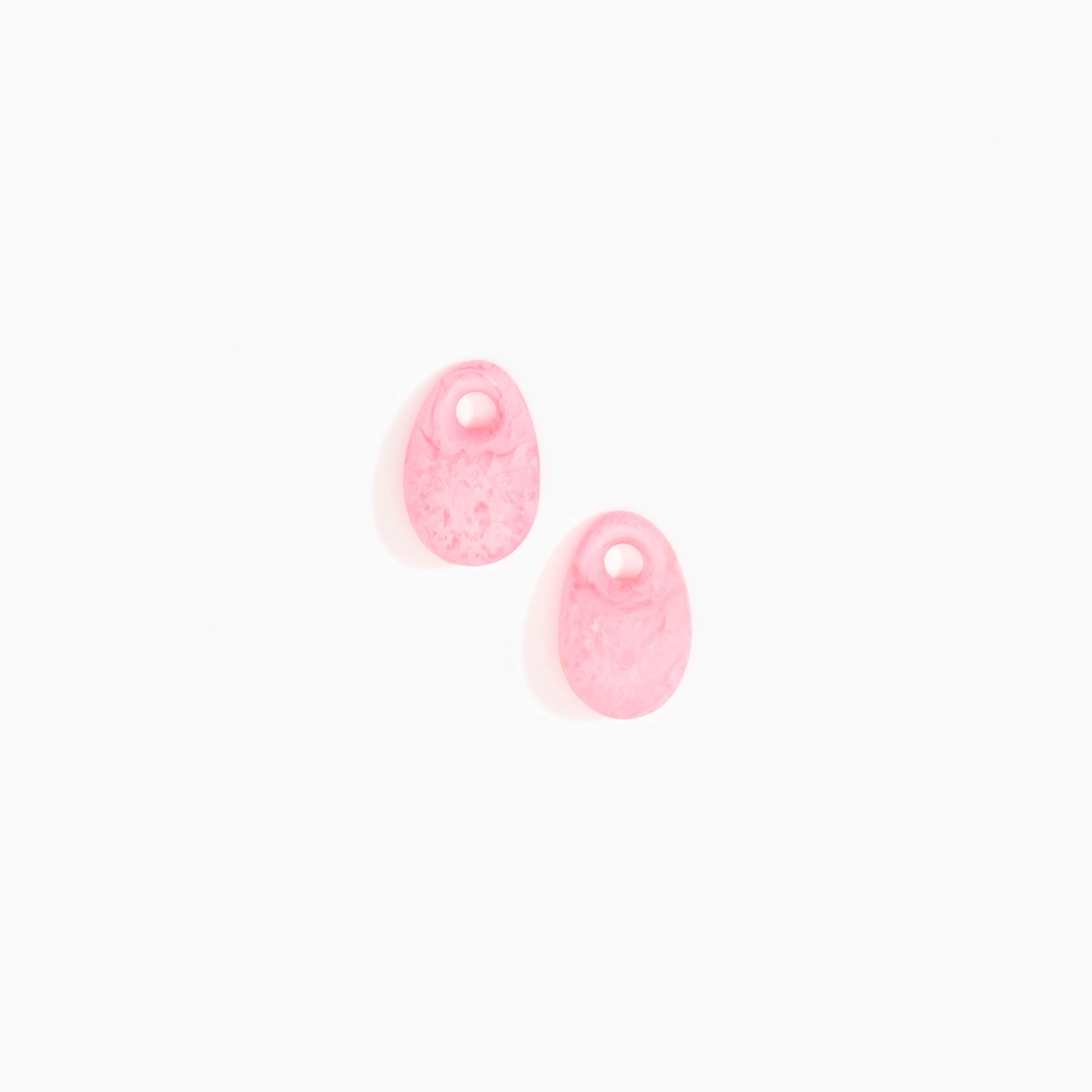 Dinosaur Designs Small Rock Beads in Parakeet Colour resin..
