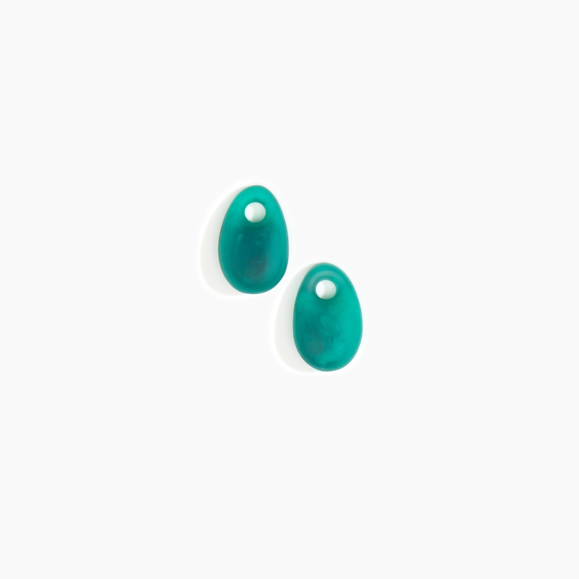 Dinosaur Designs Small Rock Beads in Mineral Swirl Colour resin..