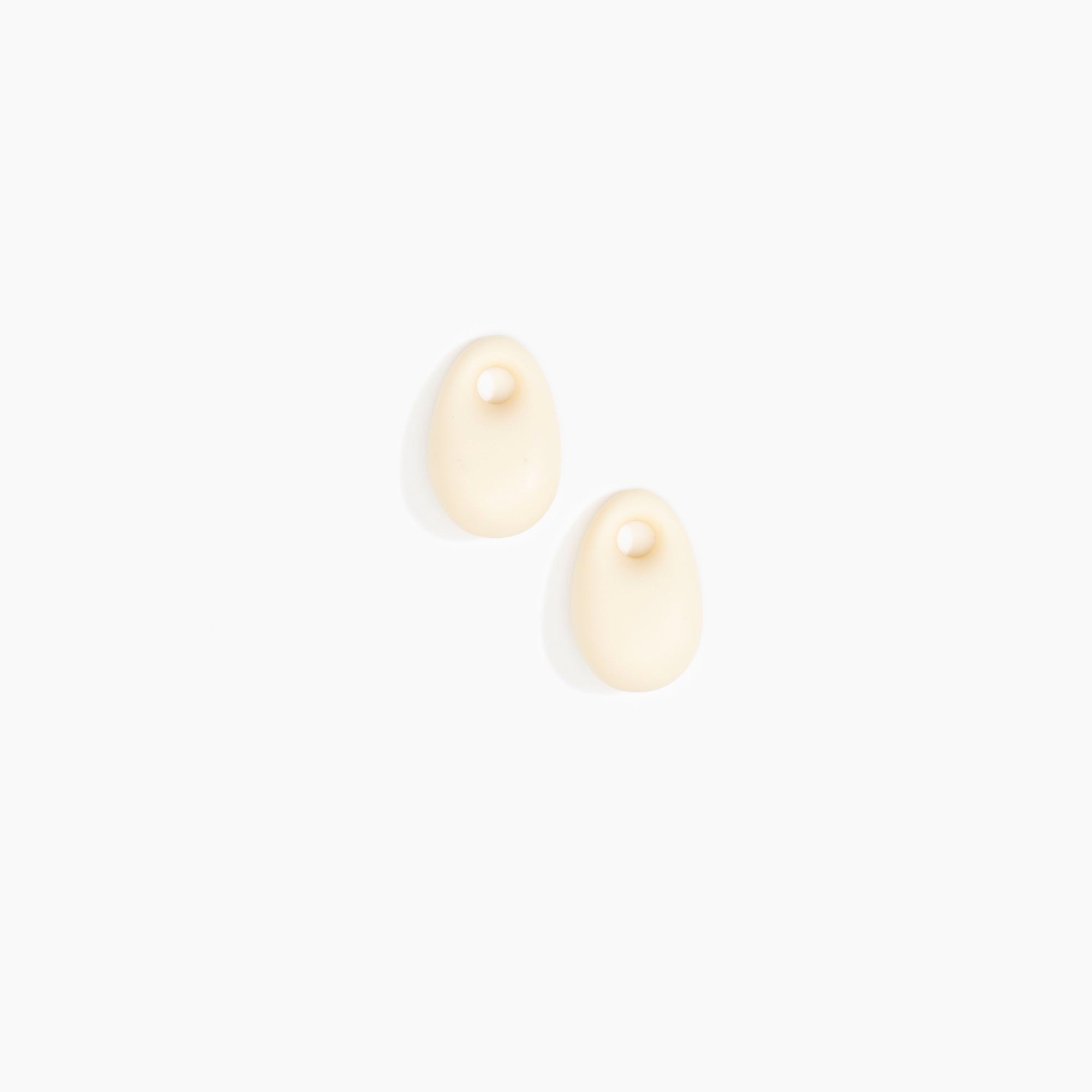 Dinosaur Designs Small Rock Beads in Cream Colour resin..