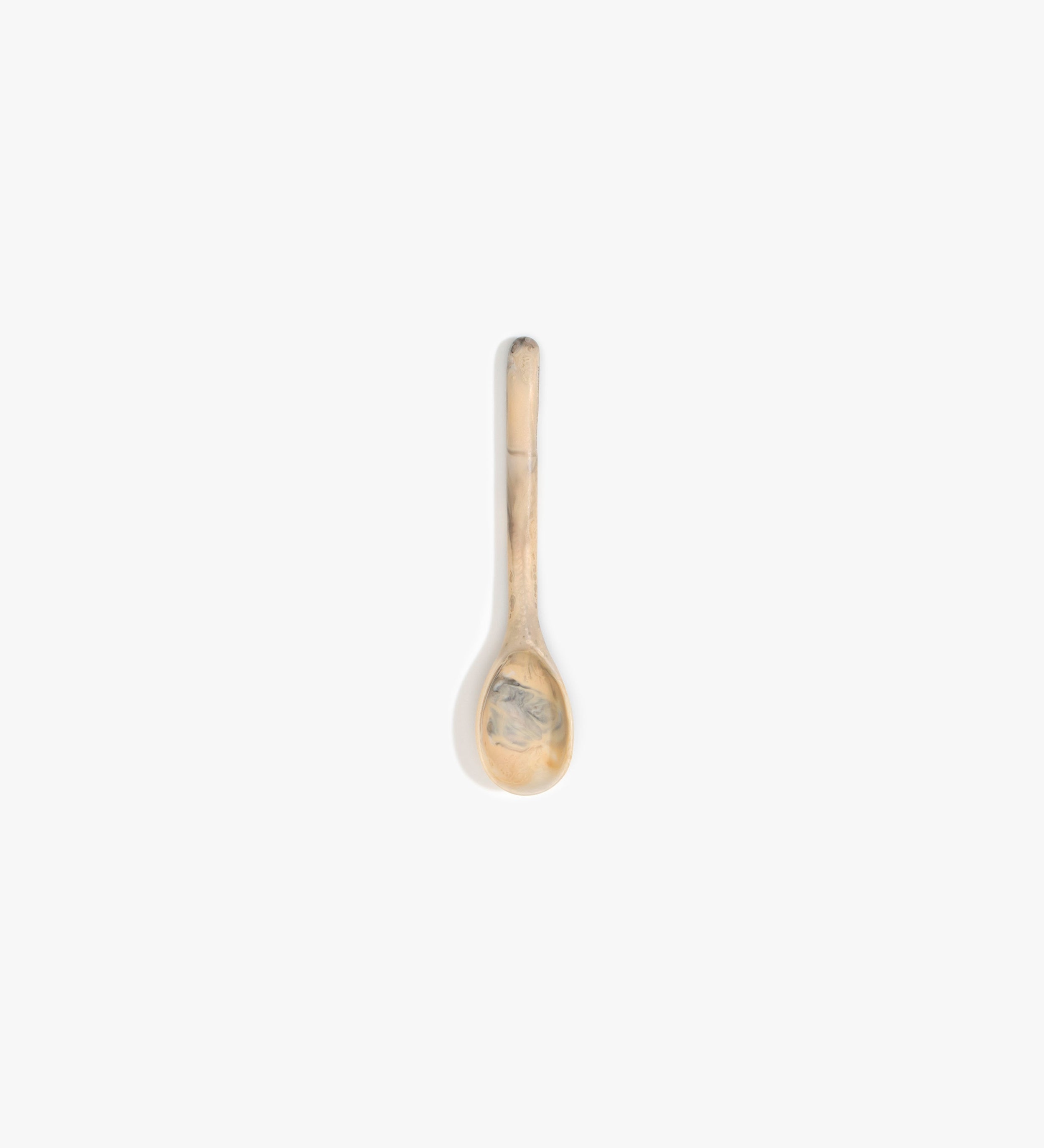 Dinosaur Designs Stone Spoon Tableware in Sandy Pearl Colour resin