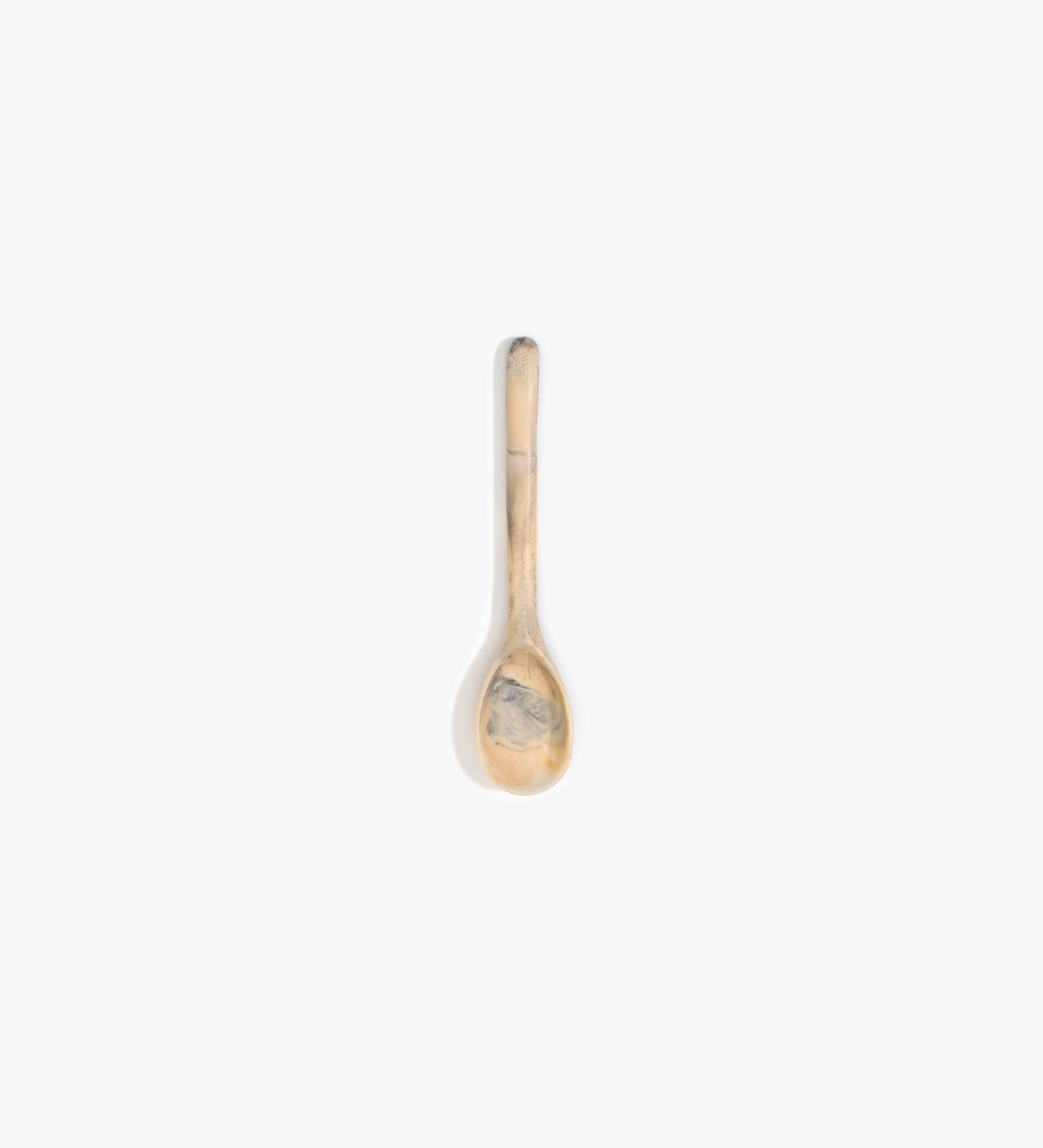 Dinosaur Designs Stone Spoon Tableware in Sandy Pearl Colour resin