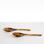 Dinosaur Designs Long Stone Servers Tableware in Dark Horn Colour resin