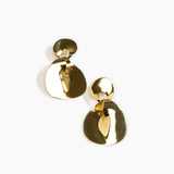 LO Collections Infinity Drop Earrings in Nano-Coated Brass Material