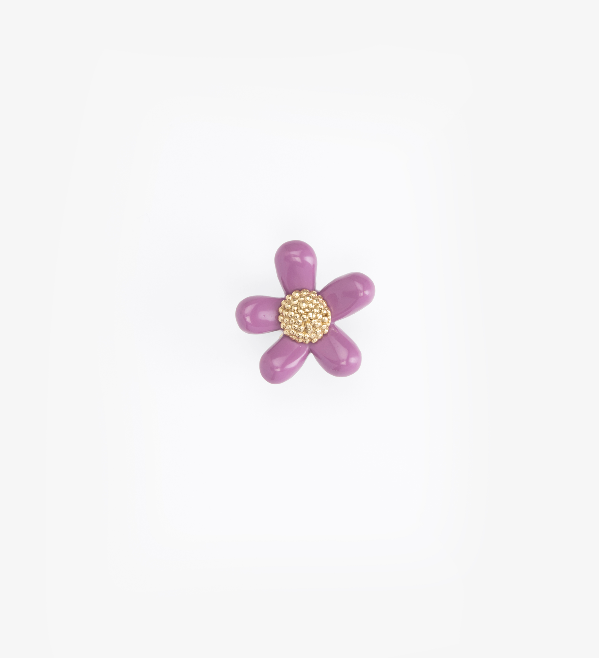 Dinosaur Designs Large Paradise Daisy Ring Rings in Grape Colour resin 