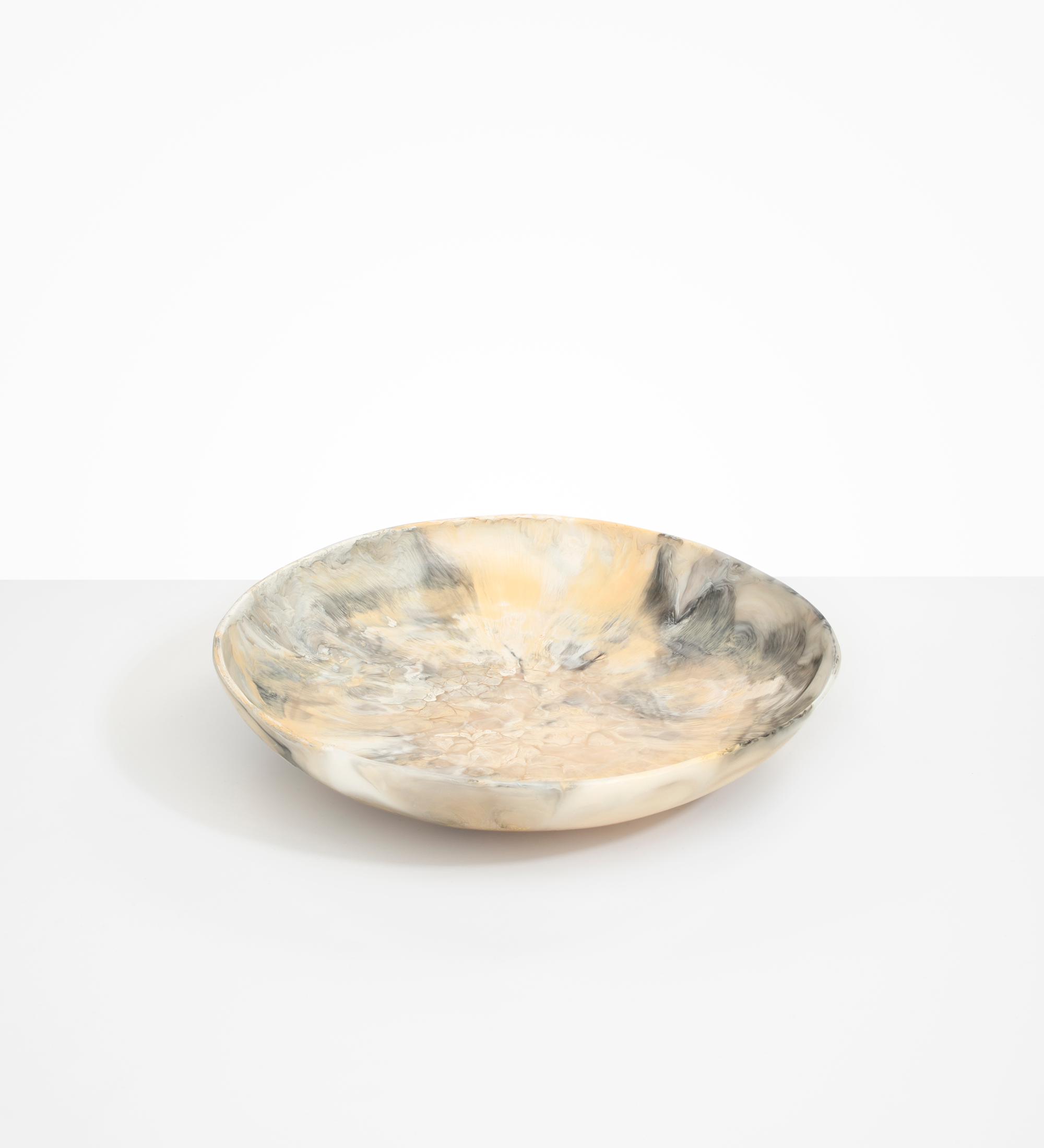 Dinosaur Designs Atelier Salad Bowl Bowls in Sandy Pearl Colour resin