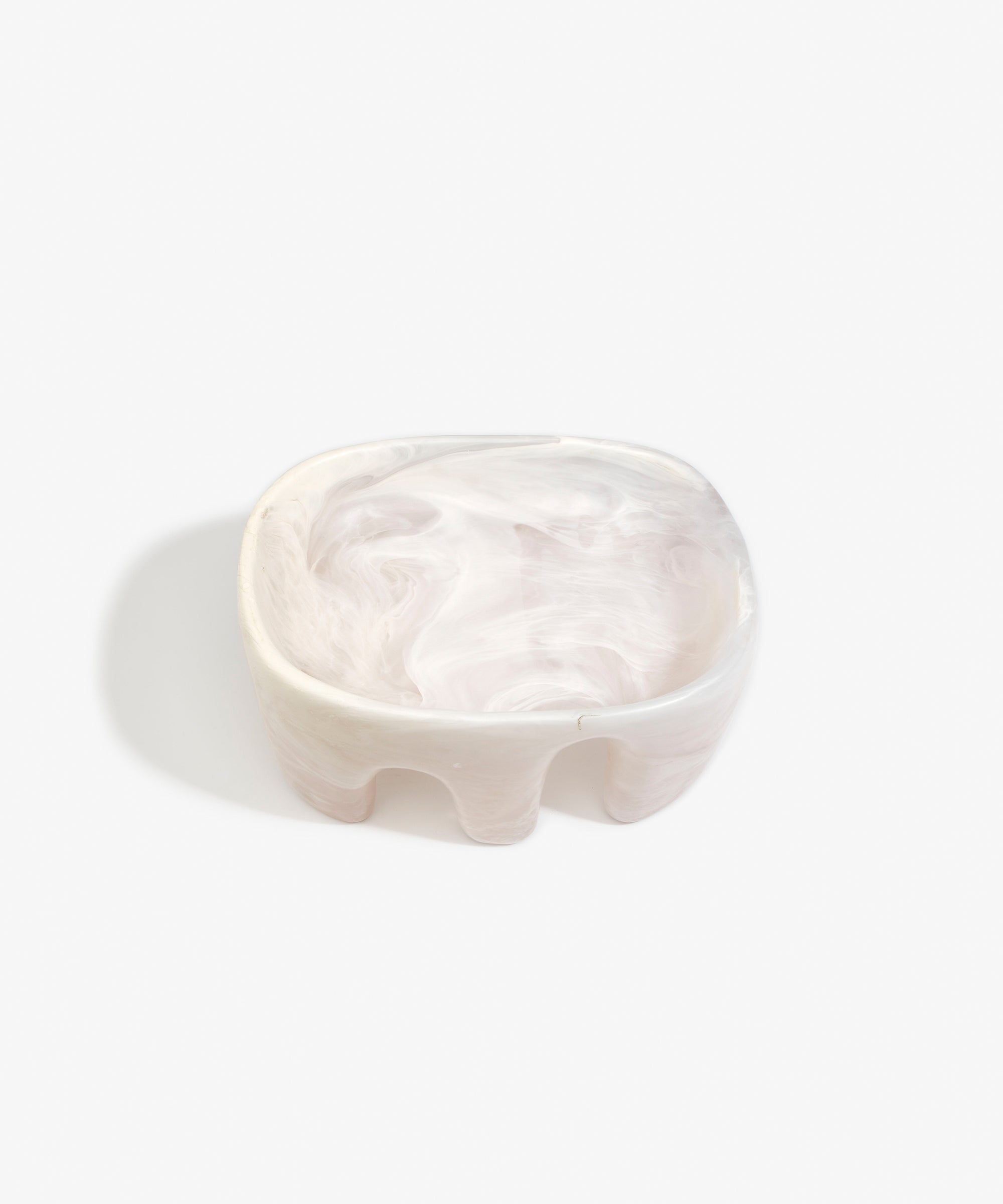 Dinosaur Designs Large Branch Bowl Chalk Swirl.