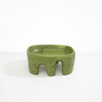 Dinosaur Designs Large Branch Bowl in Olive Colour resin.