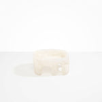 Dinosaur Designs Medium Branch Bowl in Chalk Swirl Colour resin..