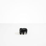 Dinosaur Designs Small Branch Bowl in Black Marble Colour resin..