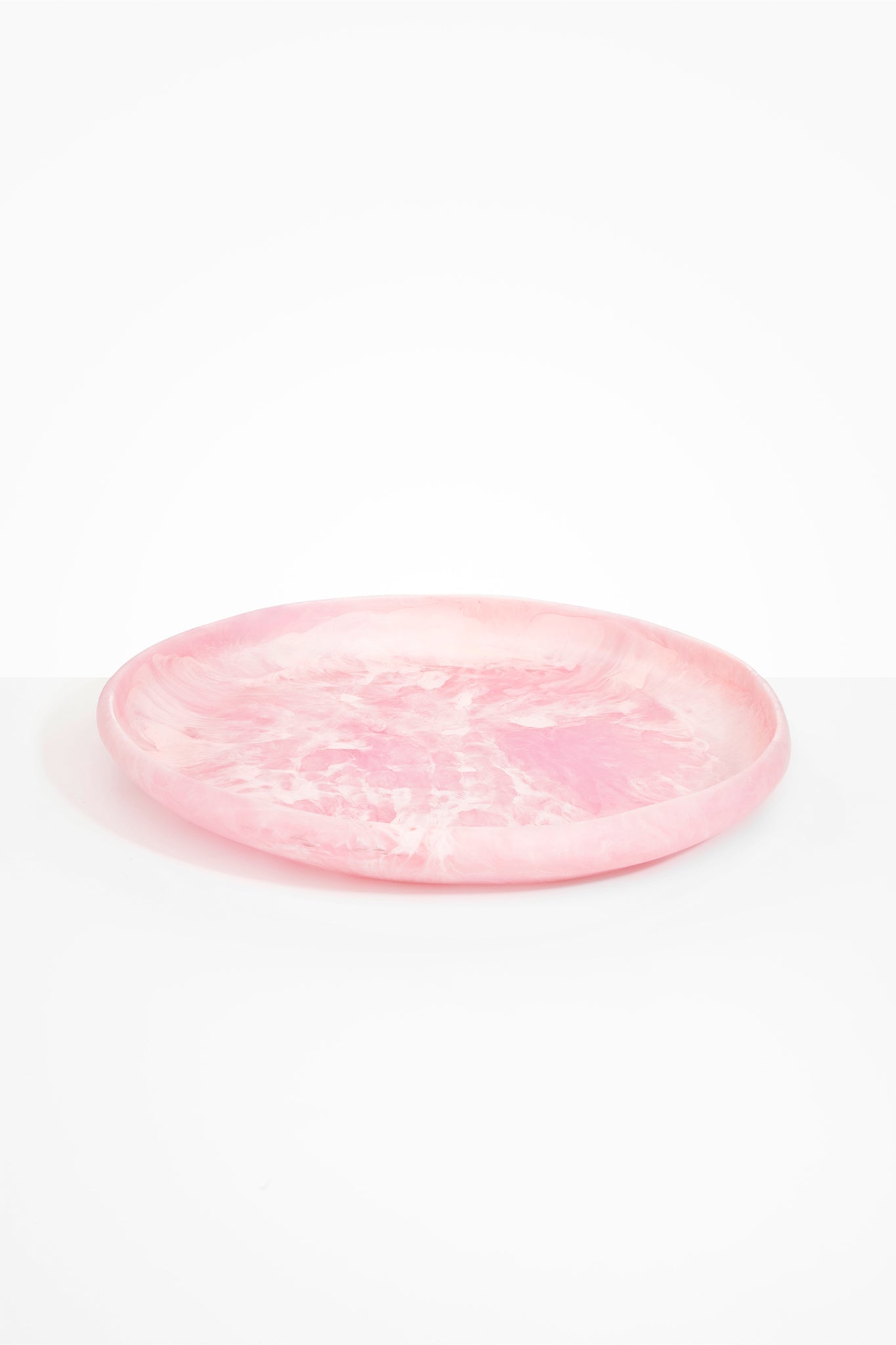 Dinosaur Designs Extra Large Earth Bowl serving bowls in Shell Pink Colour resin