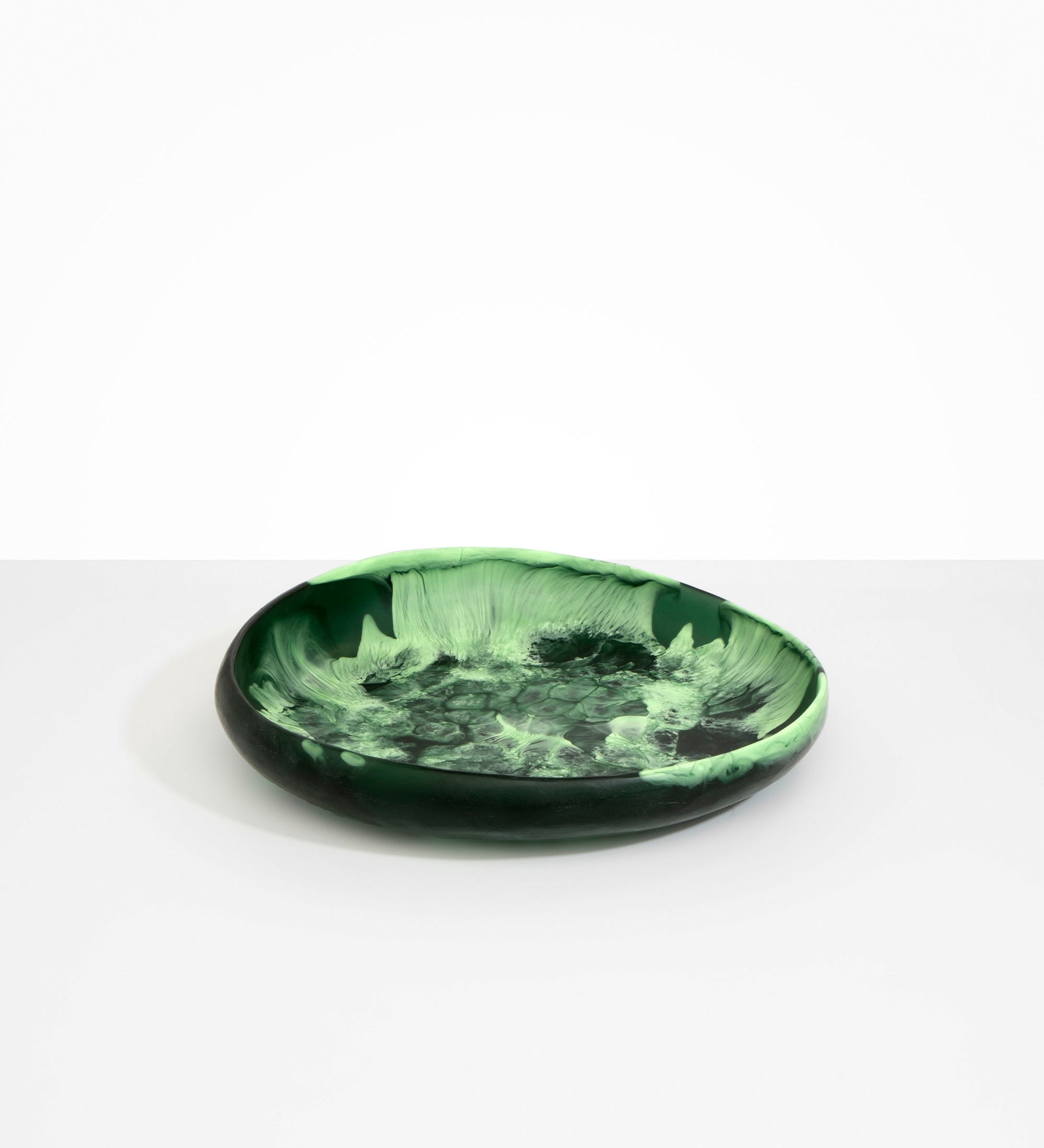 Dinosaur Designs Large Earth Bowl Bowls in Moss Colour resin