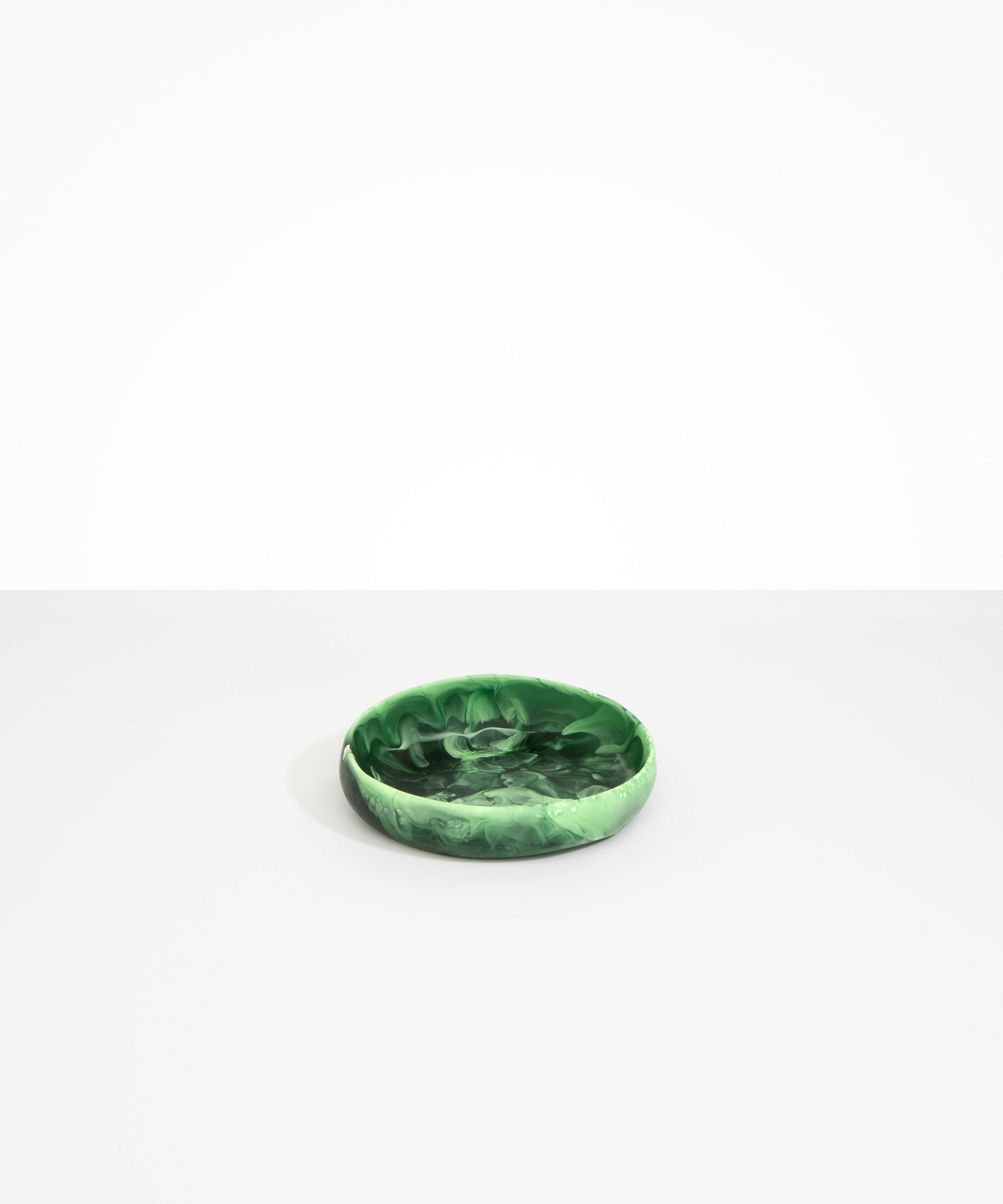 Dinosaur Designs Small Earth Bowl in Moss Colour resin..