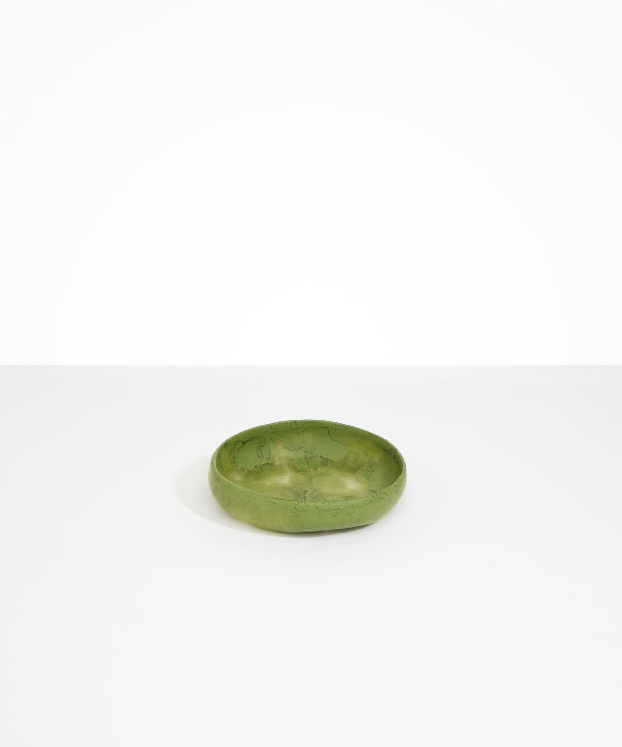 Dinosaur Designs Small Earth Bowl in Olive Colour resin