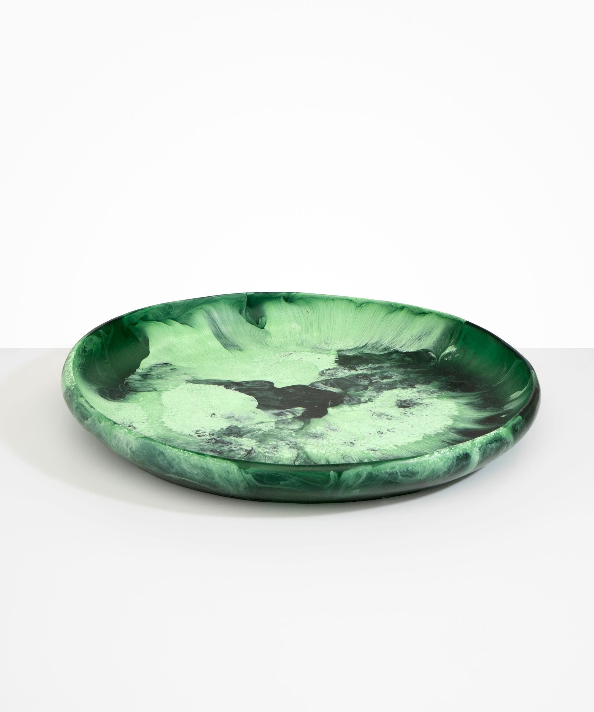 Dinosaur Designs Extra Large Earth Bowl serving bowls in Moss green Colour resin