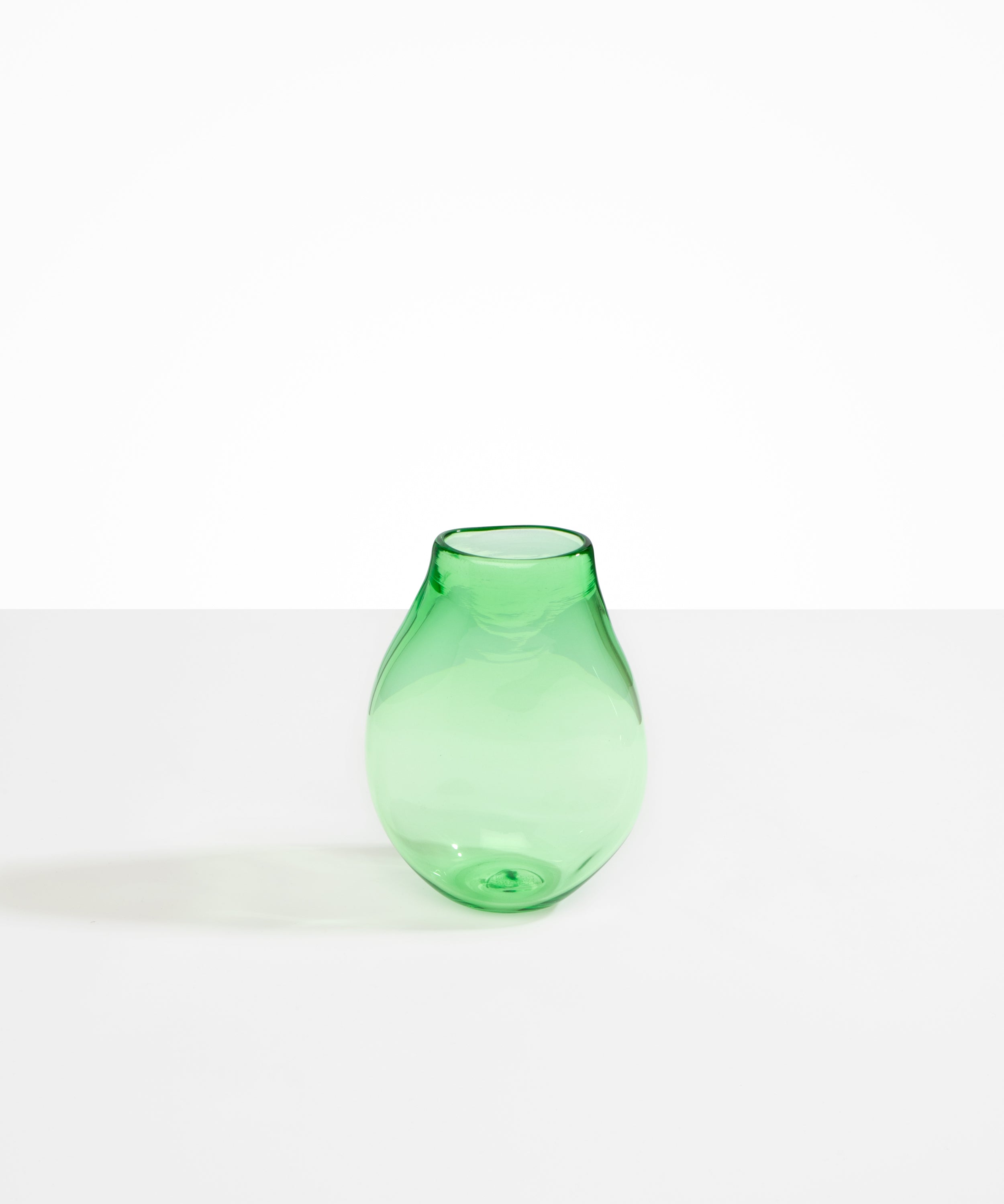 Glass Skipping Stone Vase