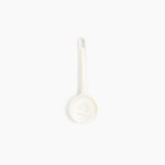 Dinosaur Designs Moon Spoon in Chalk Swirl Colour resin.