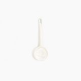 Dinosaur Designs Moon Spoon in Chalk Swirl Colour resin.