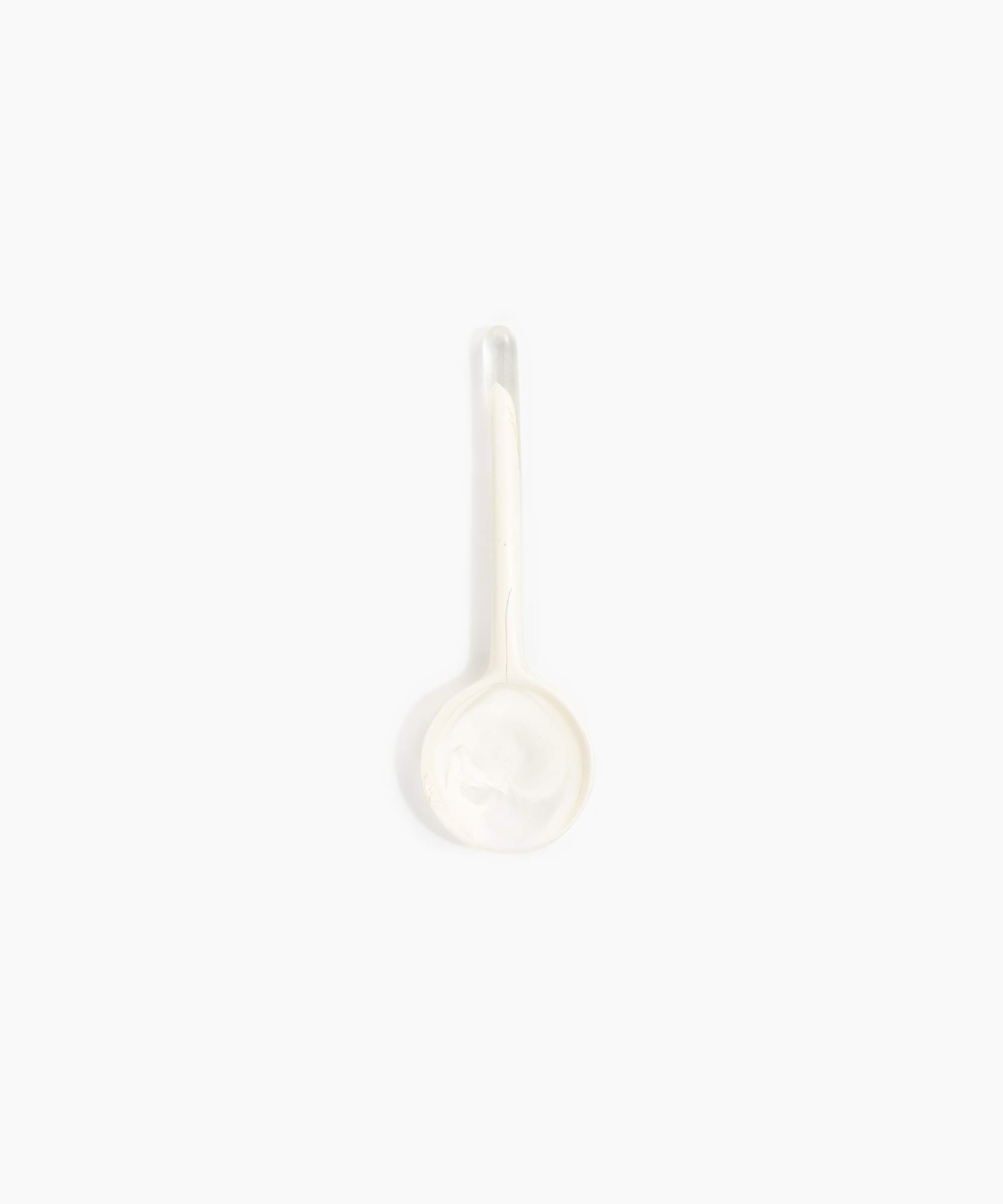 Dinosaur Designs Moon Spoon in Chalk Swirl Colour resin.