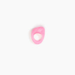 Dinosaur Designs Pebble Ring in Parakeet Colour resin with Regular Fit