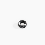 Dinosaur Designs Band Ring in Black Marble Colour resin with Wide Fit