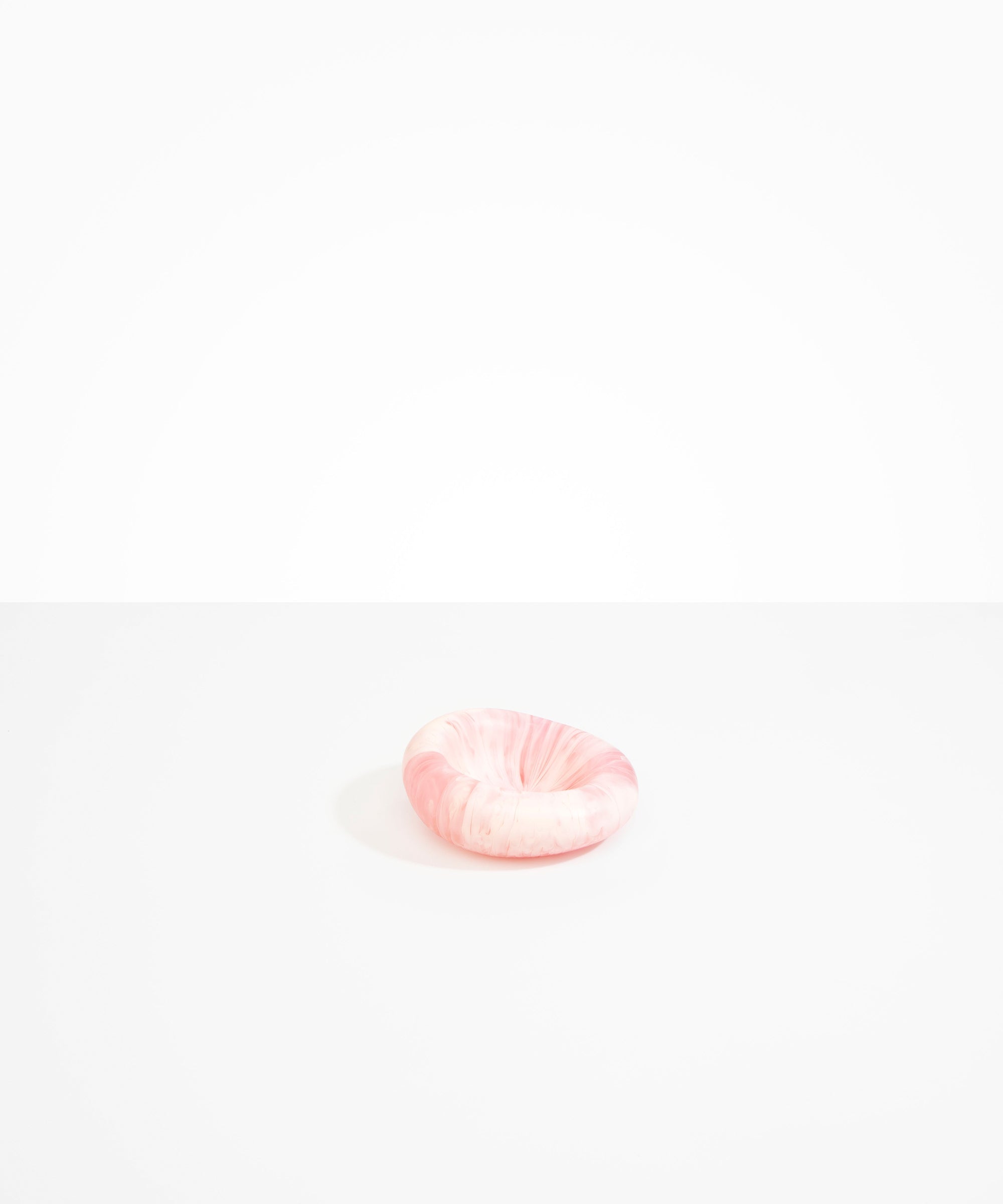 Dinosaur Designs Medium Drift Dish in Shell Pink Colour resin