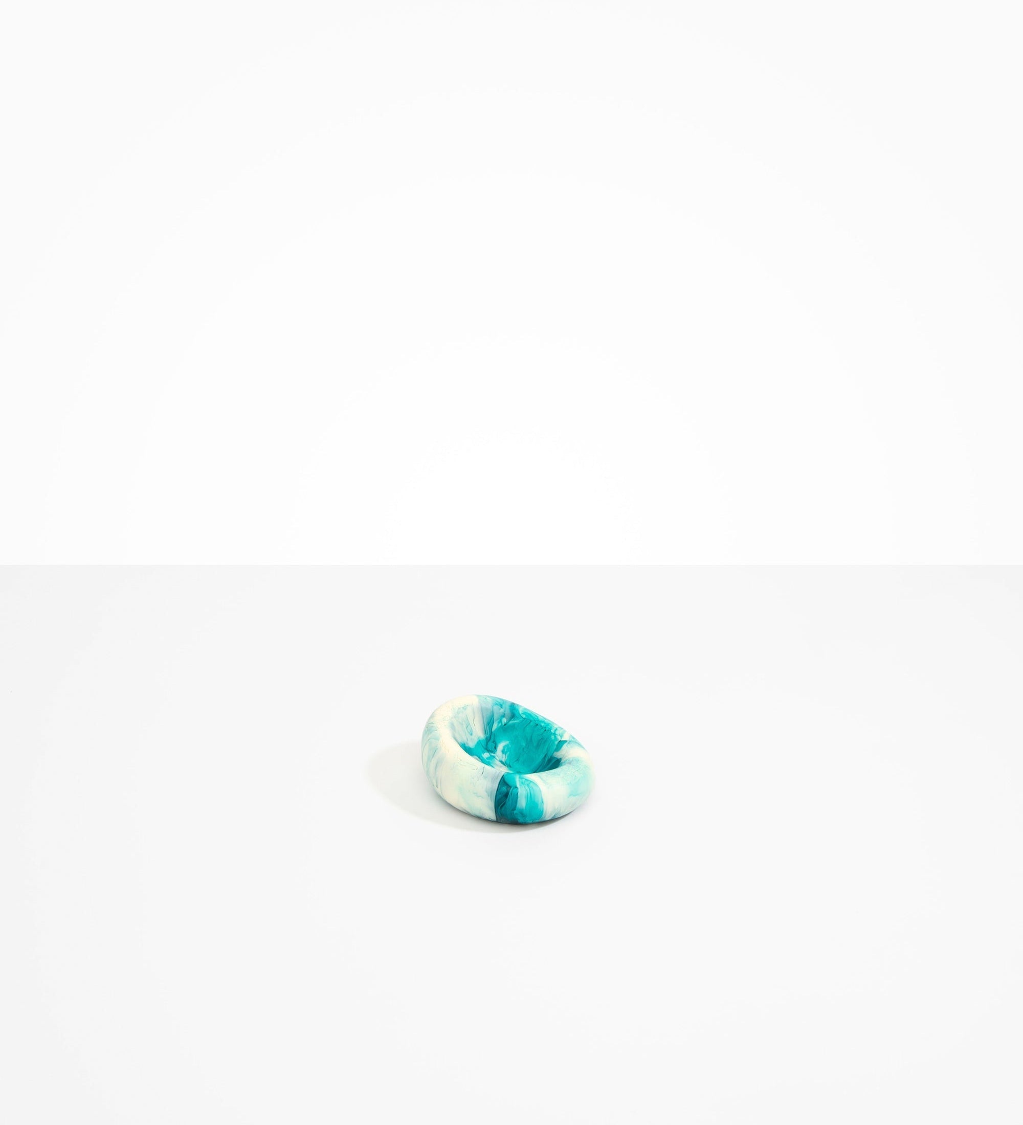 Dinosaur Designs Small Drift Dish Tableware in Lagoon Colour resin