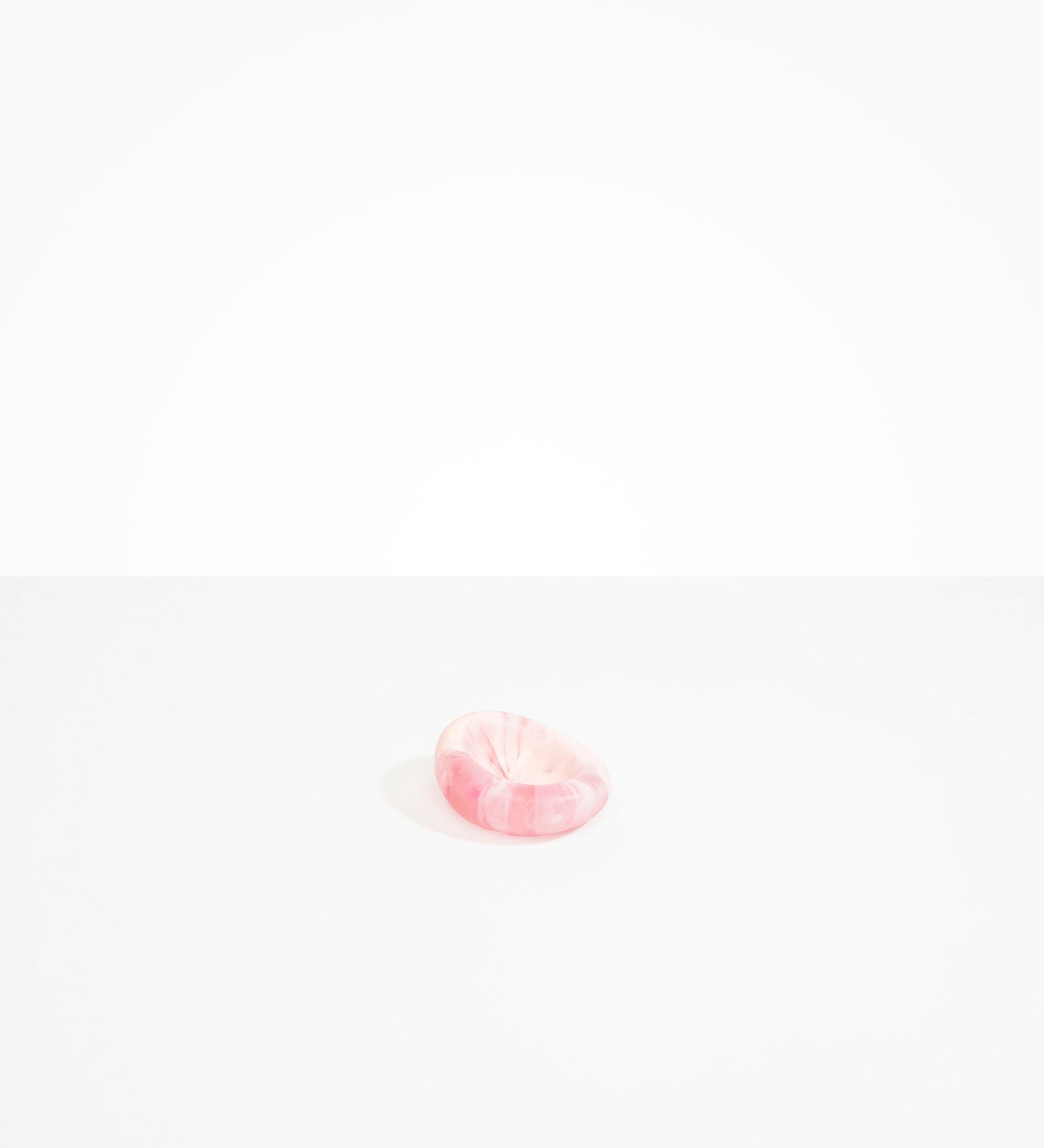 Dinosaur Designs Small Drift Dish Tableware in Shell Pink Colour resin 