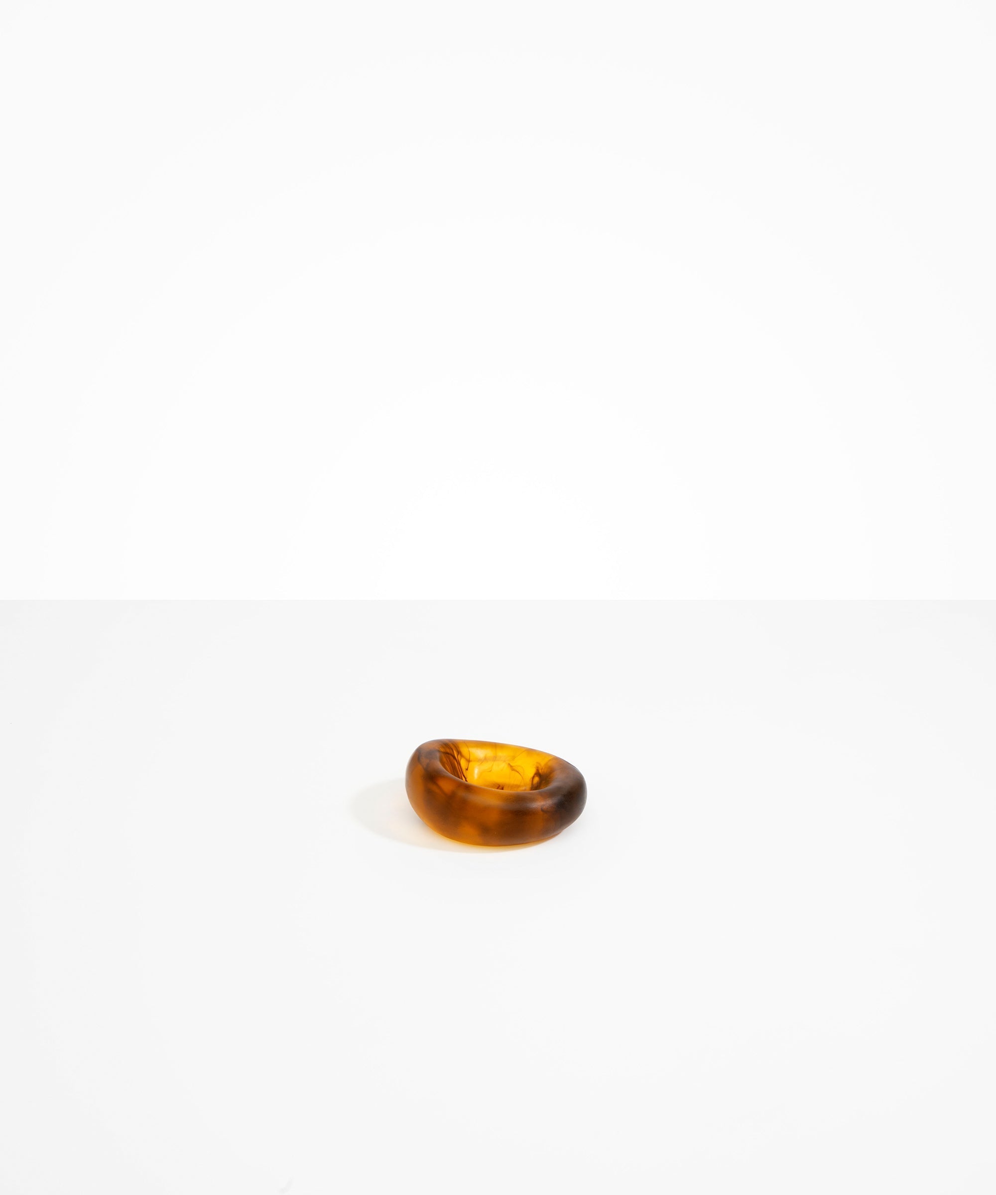 Dinosaur Designs Small Drift Dish Tableware in Tortoise Colour resin