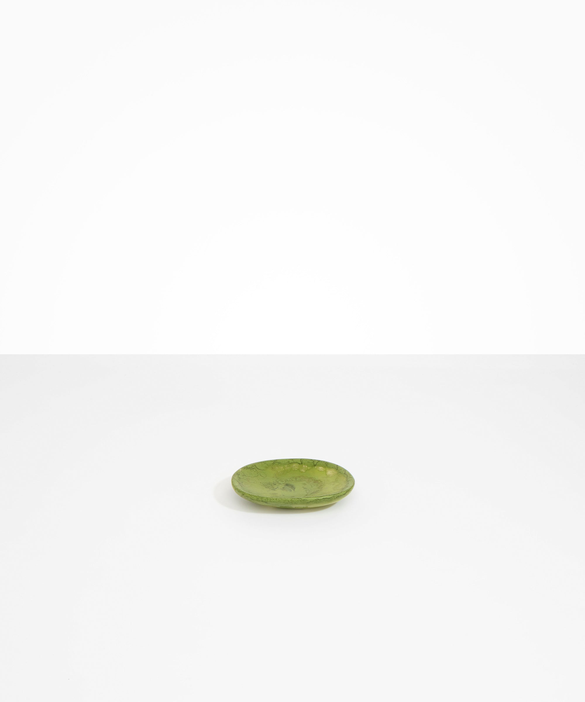 Dinosaur Designs Temple Dish in Olive Colour resin