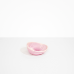 Dinosaur Designs Flow Dessert Bowl in Shell Pink Colour resin