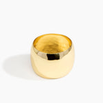 LO Collections Wide Oval Bangle in Nano-Coated Brass Material resin with Wide Fit