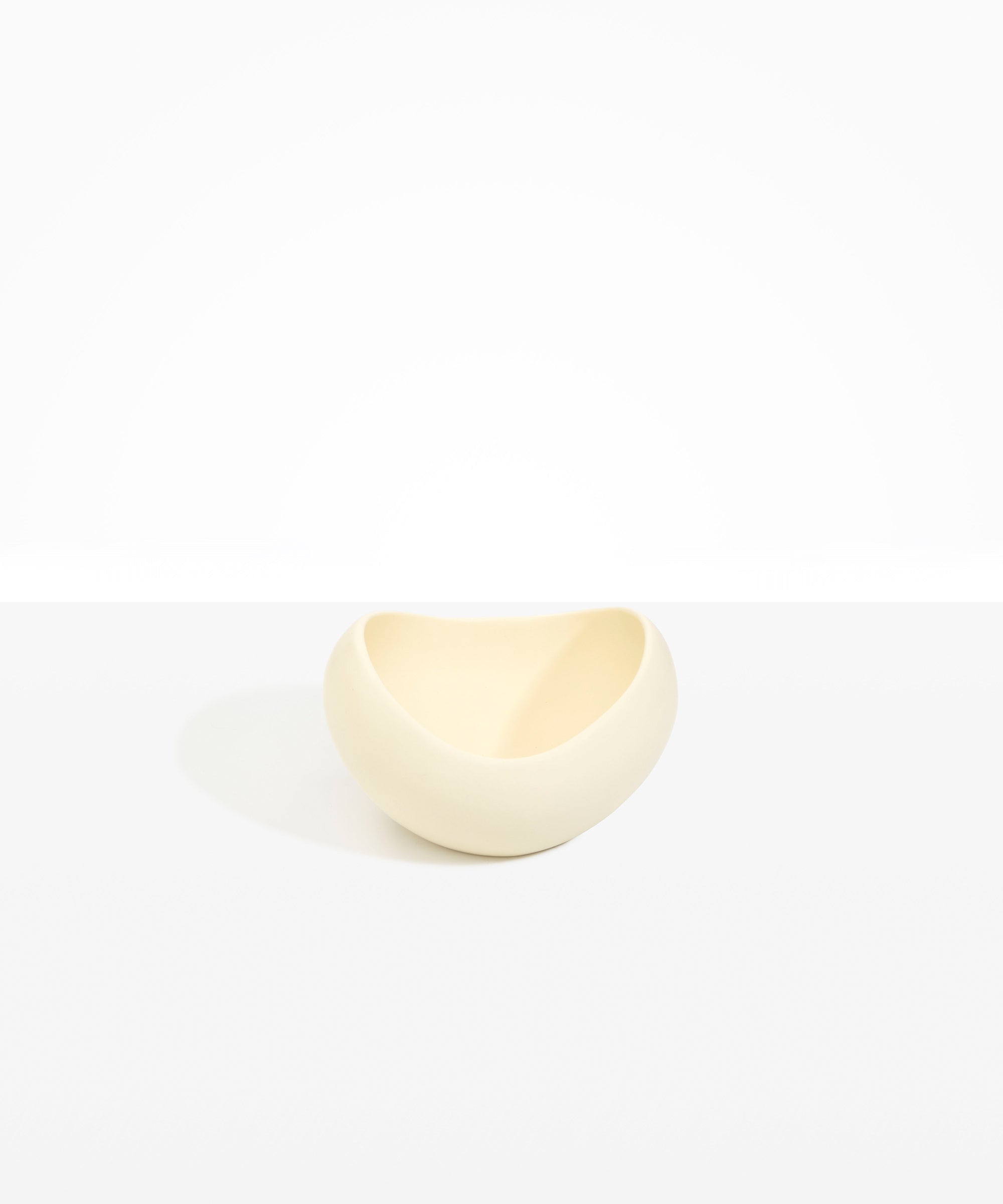 Dinosaur Designs Medium Beetle Bowl in Cream Colour resin