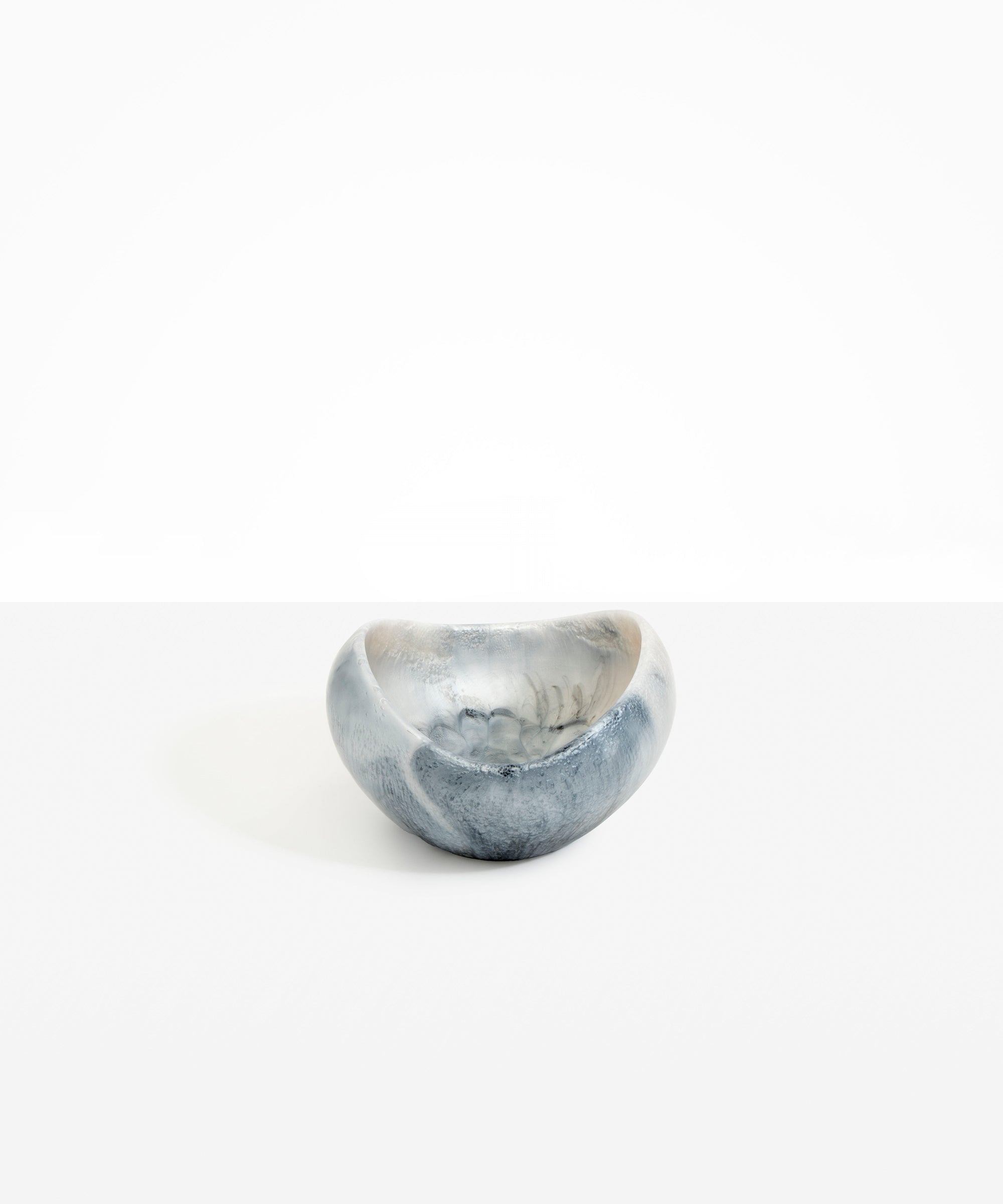 Dinosaur Designs Medium Beetle Bowl in Slate Colour resin