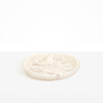 Dinosaur Designs Medium Bones Bowl in Chalk Swirl Colour resin