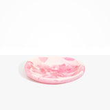 Dinosaur Designs Medium Bones Bowl in Shell Pink — mid sized handmade pink resin shallow serving bowl with a rounded organic form