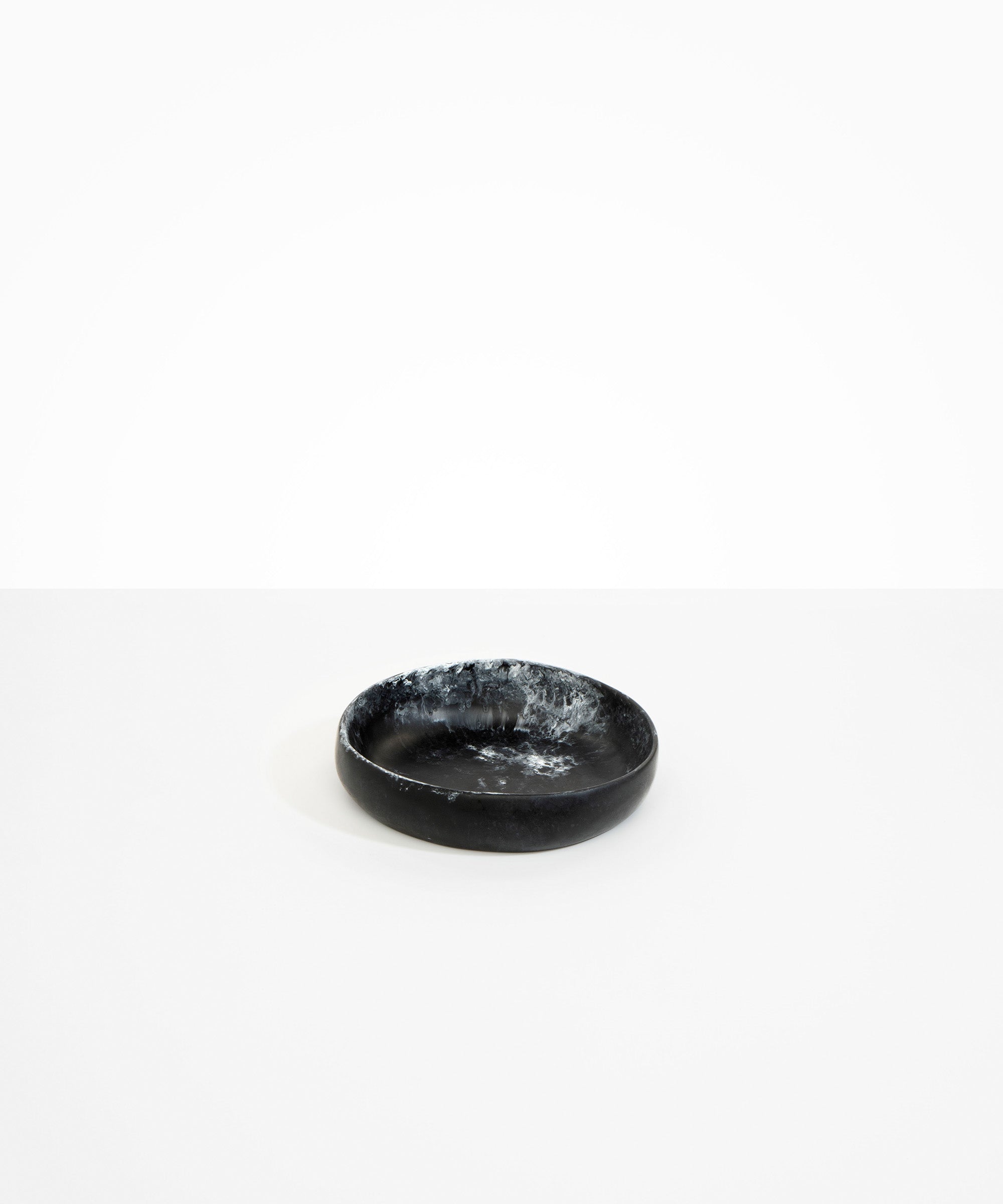 Dinosaur Designs Small Earth Bowl Bowls in Black Marble Colour resin