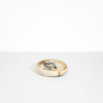 Dinosaur Designs Small Earth Bowl in Sandy Pearl Colour resin..