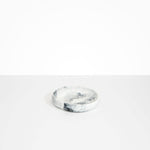 Dinosaur Designs Small Earth Bowl in White Marble Colour resin