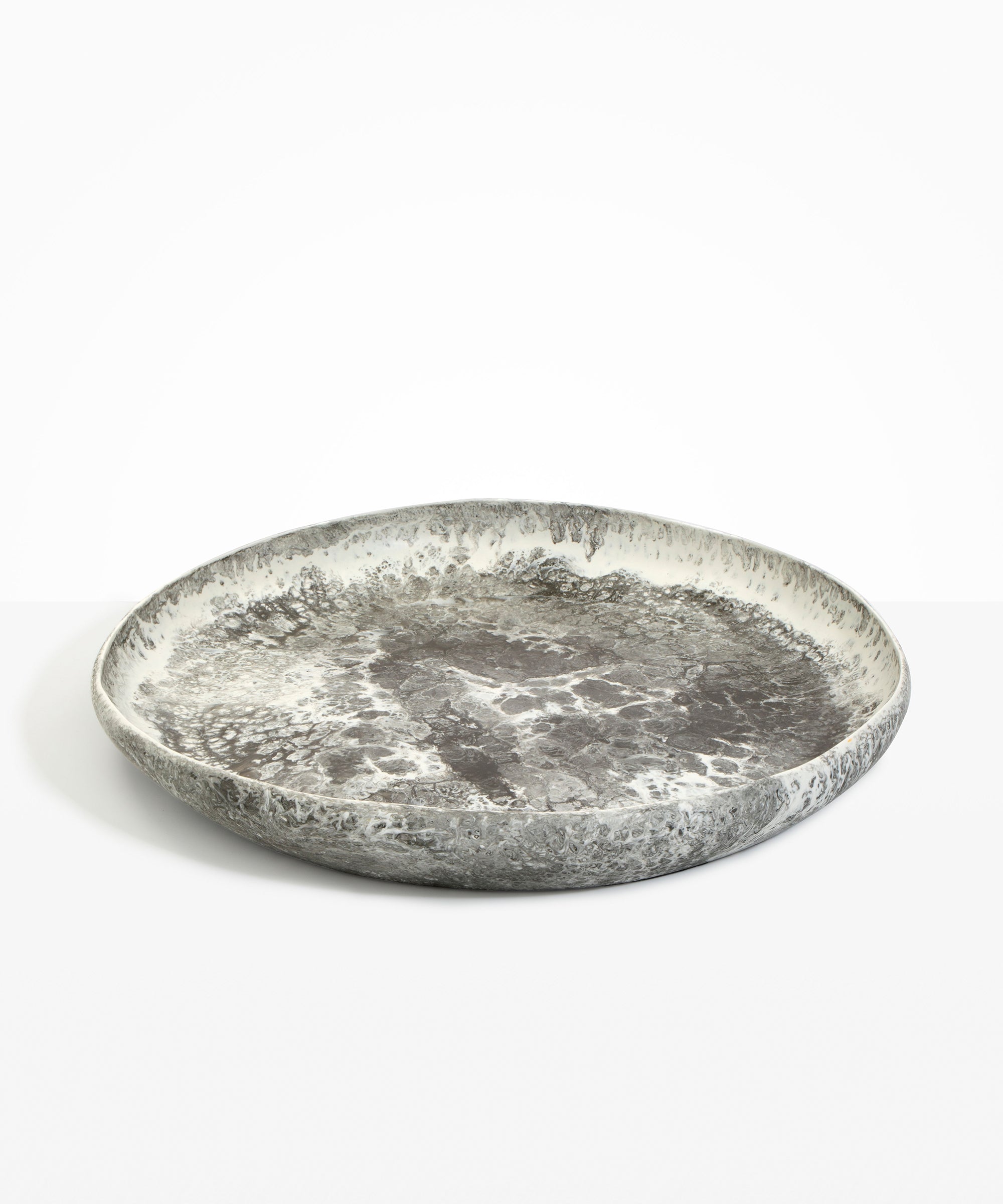 Dinosaur Designs Extra Large Earth Bowl in Granite Colour resin..