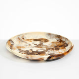 Dinosaur Designs BWLERTXLG Extra Large Earth Bowl in Light Horn brown colour resin.