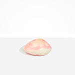 Dinosaur Designs Small Leaf Bowl in Blossom — handcrafted marbled pink and cream resin bowl with curved organic form