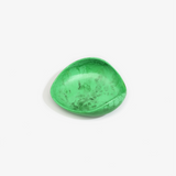 Dinosaur Designs Small Leaf Bowl in Leaf — handcrafted marbled green resin bowl with curved organic form
