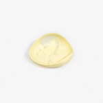 Dinosaur Designs Small Leaf Bowl in Lemon — handcrafted marbled yellow resin bowl with curved organic form