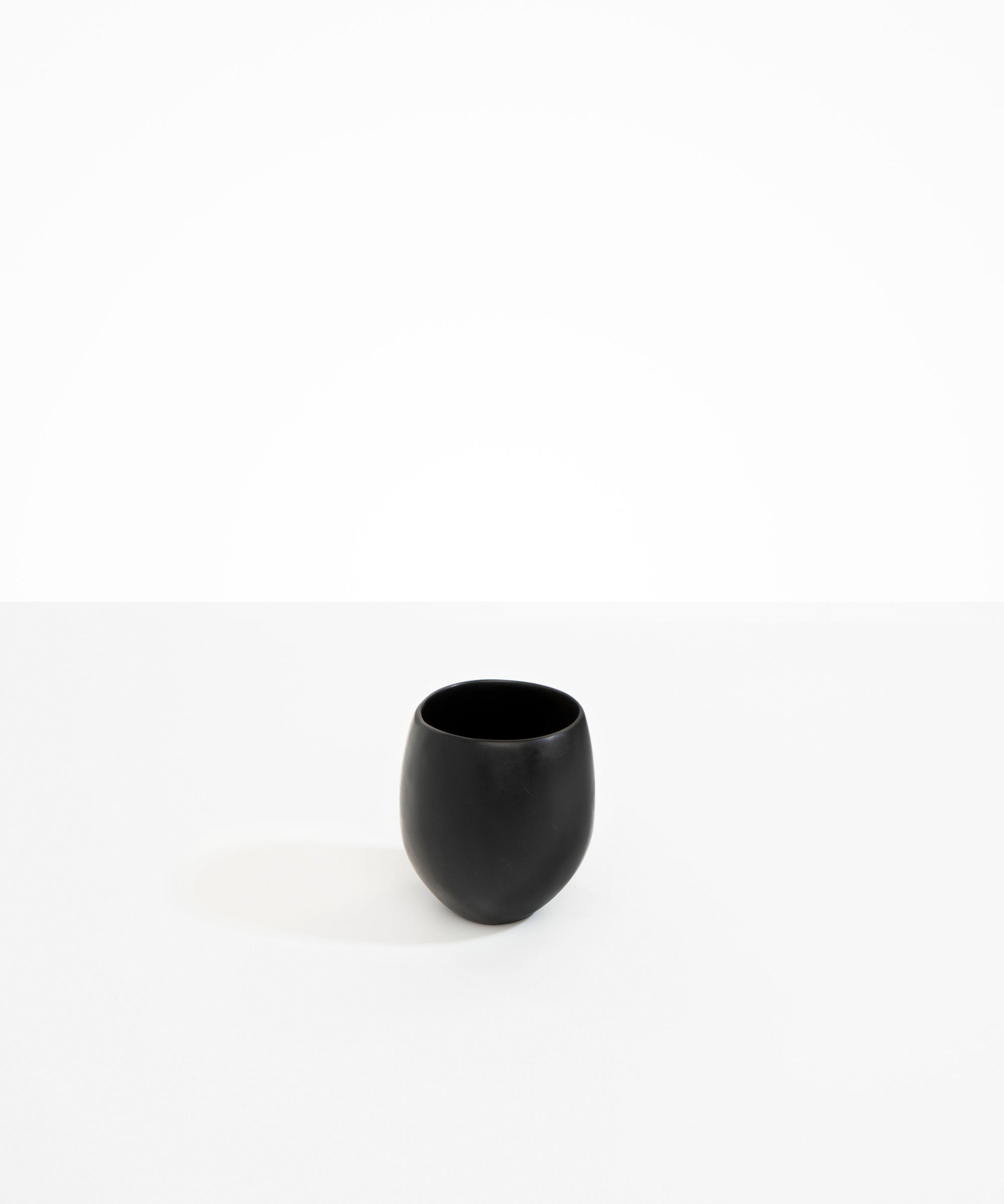 Dinosaur Designs Large Rock Cup in Black Colour resin.